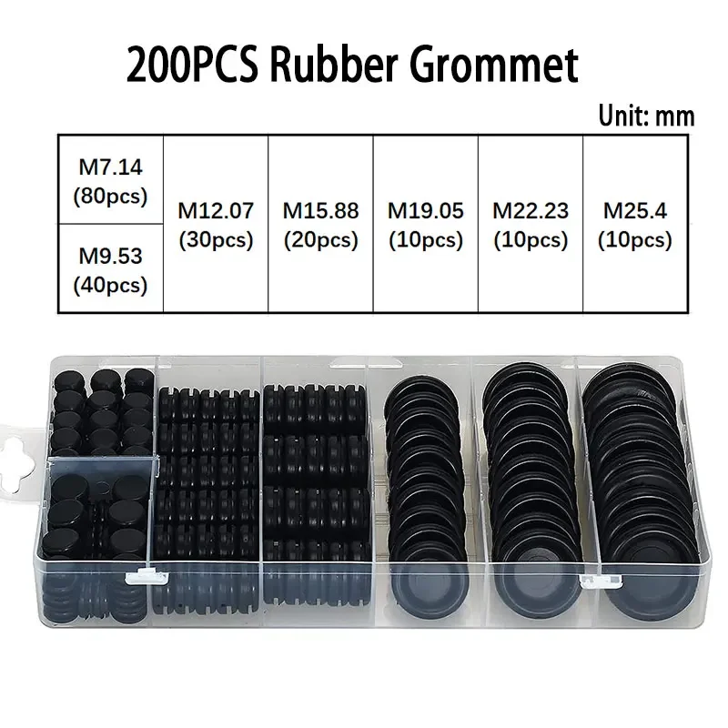 Резиновые втулки, набор 125/170/200/295 шт.
Резиновые втулки, набор 125/170/200/295 шт.