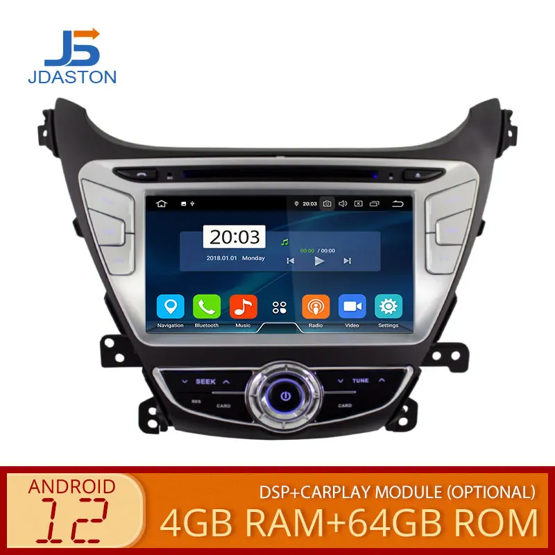 JDASTON Android 12 Car DVD Player For HYUNDAI Elantra Avante I35 Multimedia GPS Navigation 2 Din Car Radio Audio Stereo WIFI
JDASTON Android 12 Car DVD Player For HYUNDAI Elantra Avante I35 Multimedia GPS Navigation 2 Din Car Radio Audio Stereo WIFI