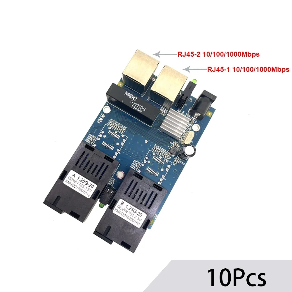 2022.NEW 10pcs MARVELL Gigabit Ethernet fiber switch 2 RJ452 SC Gigabit Fiber Optical Media Converter 2SC2RJ45 Ethernet
2022.NEW 10pcs MARVELL Gigabit Ethernet fiber switch 2 RJ452 SC Gigabit Fiber Optical Media Converter 2SC2RJ45 Ethernet