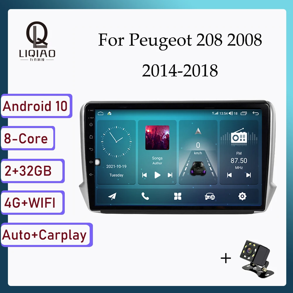 Carplay автомобильный радиоприемник для Peugeot 208 2008 2014-2018 Android автомобильный мультимедийный DVD-плеер головное устройство GPS Navi DSP RDS Bluetooth FM
Carplay автомобильный радиоприемник для Peugeot 208 2008 2014-2018 Android автомобильный мультимедийный DVD-плеер головное устройство GPS Navi DSP RDS Bluetooth FM