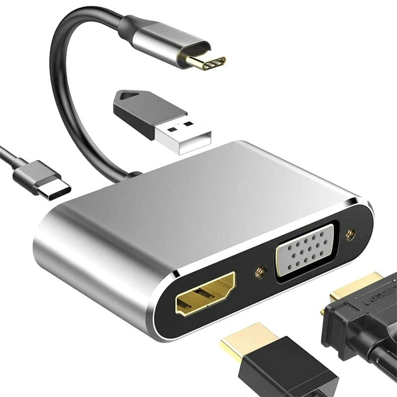 HUB USB 3 0 Dock Station Type C 3.1 To 4K HDMI Adapter VGA Audio Video Converter for Samsung Macbook/2018 Ipad Pro/XPS 13
HUB USB 3 0 Dock Station Type C 3.1 To 4K HDMI Adapter VGA Audio Video Converter for Samsung Macbook/2018 Ipad Pro/XPS 13