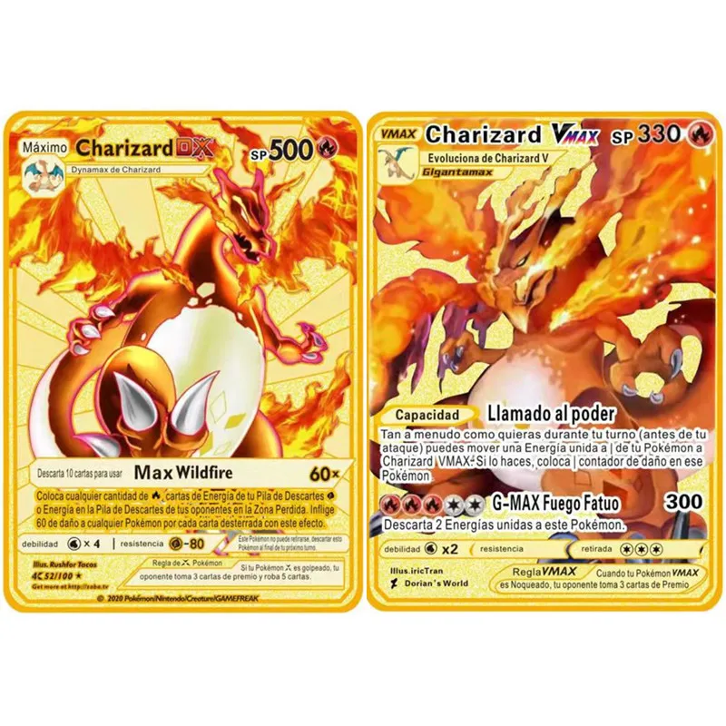 2 шт./компл., Pokemon, испанские карты, фотоаниме, фигурка карманного монстра, версия Espanol, металлическая карточная игра, игрушка, модель, подарки
2 шт./компл., Pokemon, испанские карты, фотоаниме, фигурка карманного монстра, версия Espanol, металлическая карточная игра, игрушка, модель, подарки