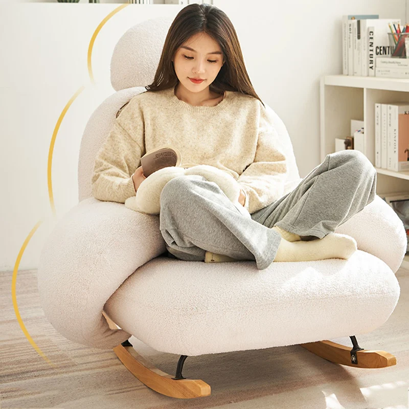 Bedroom Back Recliner Lounge Chair Occasional Rocking Lovely Luxury Balcony Chairs Sofa Chaise Lounge Home Furnitures KTY027 WYH
Bedroom Back Recliner Lounge Chair Occasional Rocking Lovely Luxury Balcony Chairs Sofa Chaise Lounge Home Furnitures KTY027 WYH