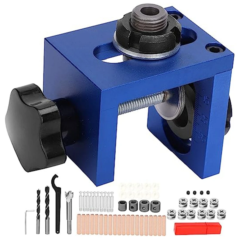 Hole Opener Round Wood Tenon Woodworking Punching Locator Kit Blue&Black For Woodworking Drilling
Hole Opener Round Wood Tenon Woodworking Punching Locator Kit Blue&Black For Woodworking Drilling
