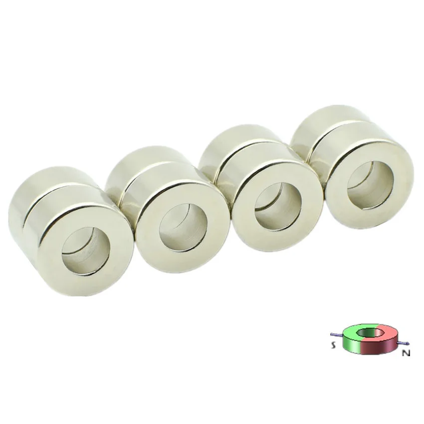 Diametrically Ring Magnet Dia. 12.7x6.35x6.35mm 1/2& od 1/4& NdFeB Powerful Ring Magnets Corrosion Resistance 8pcs
Diametrically Ring Magnet Dia. 12.7x6.35x6.35mm 1/2& od 1/4& NdFeB Powerful Ring Magnets Corrosion Resistance 8pcs