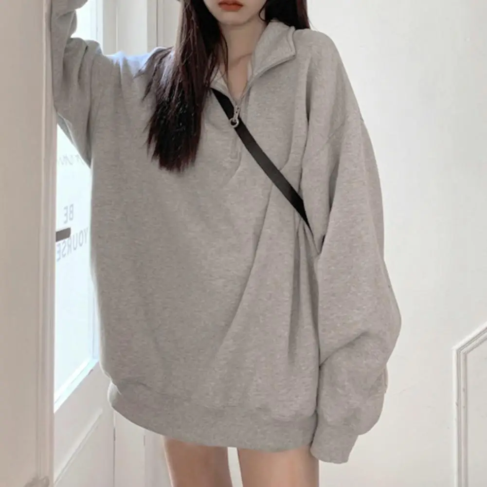Sweatshirt Blouse Turn-Down Collar Windproof Warm Long Sleeve Casual Simple Sweatshirt Top Pullover Top Streetwear
Sweatshirt Blouse Turn-Down Collar Windproof Warm Long Sleeve Casual Simple Sweatshirt Top Pullover Top Streetwear