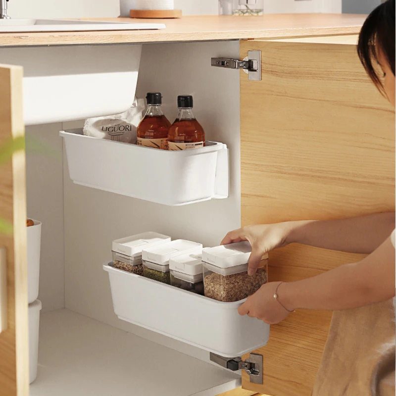 Storage Cabinet Organizer Wall Basket Kitchen Plastic Container Storage Closet Mounted Holder Drawer Box
Storage Cabinet Organizer Wall Basket Kitchen Plastic Container Storage Closet Mounted Holder Drawer Box