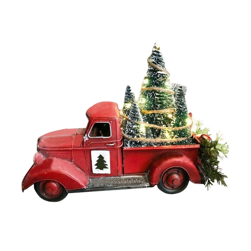 Christmas Red Truck Decor, Farmhouse Resin Truck Planter Lighted Decorations Red Truck With Mini Christmas Tree
Christmas Red Truck Decor, Farmhouse Resin Truck Planter Lighted Decorations Red Truck With Mini Christmas Tree