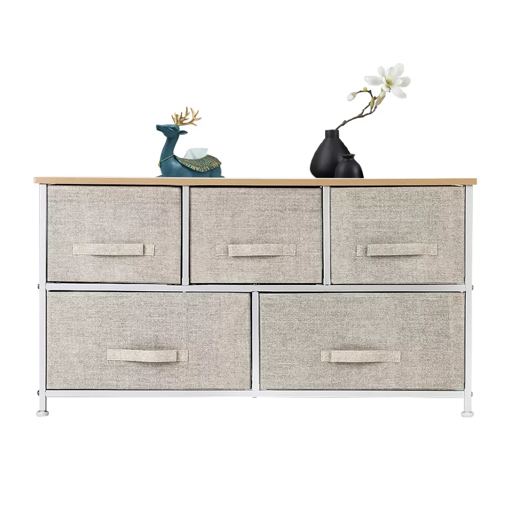 2-Tier Wide Closet Dresser Nursery Dresser Tower With 5 Easy Pull Fabric Drawers Multi-Purpose Organizer Unit For Bedroom Office
2-Tier Wide Closet Dresser Nursery Dresser Tower With 5 Easy Pull Fabric Drawers Multi-Purpose Organizer Unit For Bedroom Office