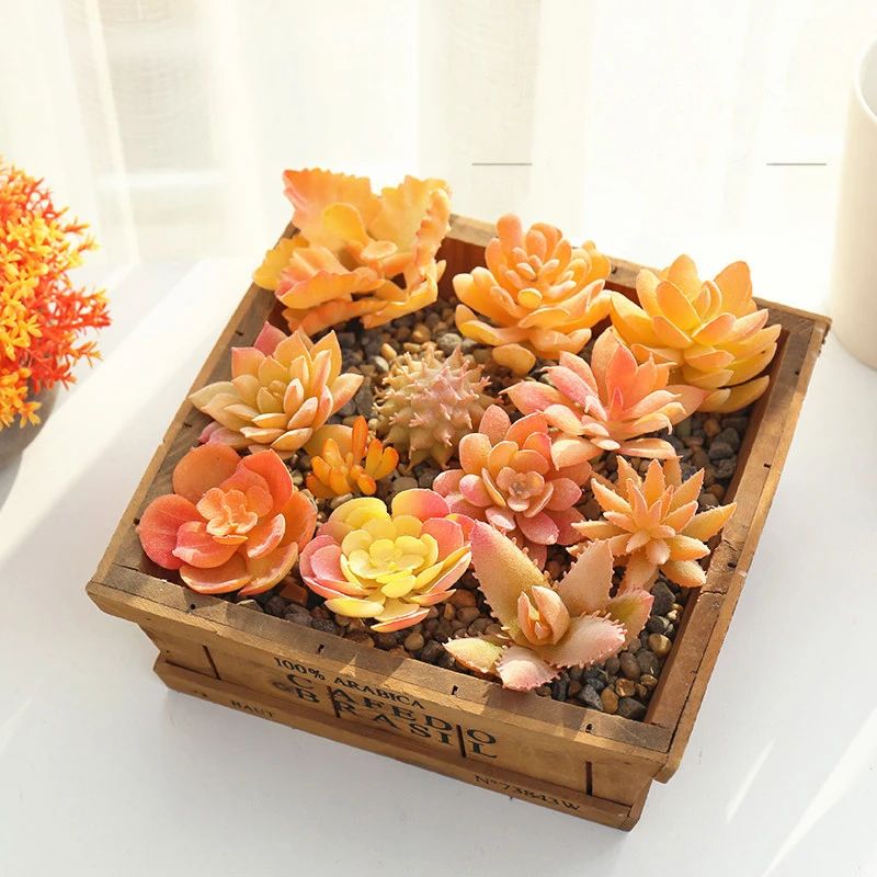 Yellow simulation succulent fake plants, home greening decoration, living room decorations, wedding decoration fake flowers
Yellow simulation succulent fake plants, home greening decoration, living room decorations, wedding decoration fake flowers