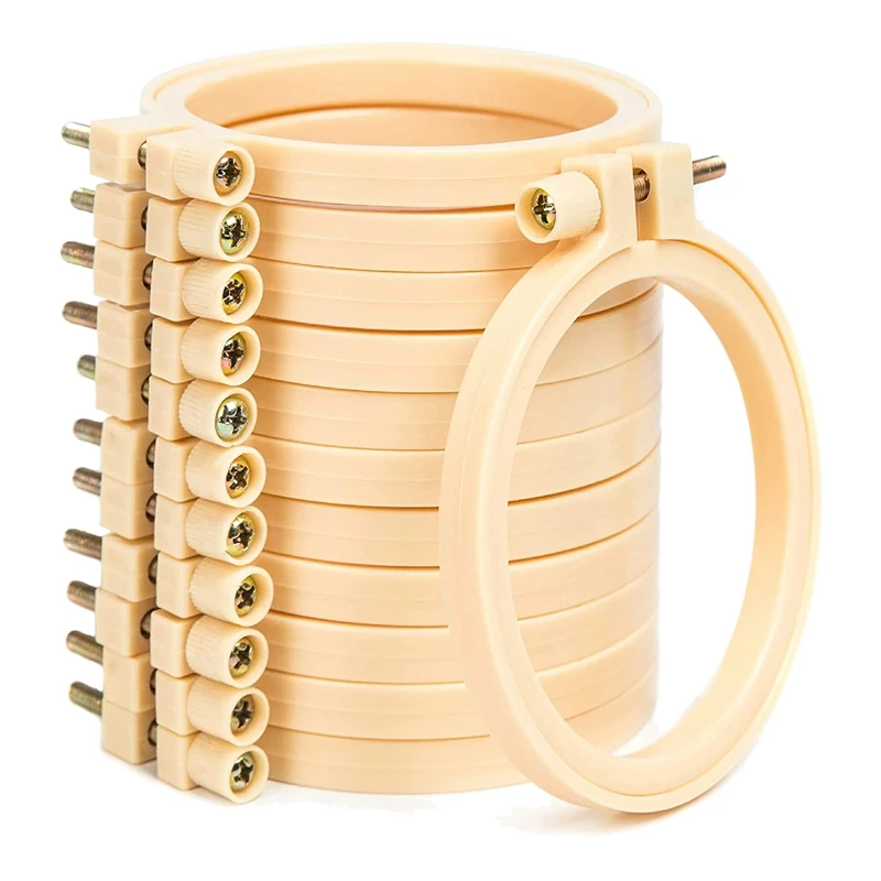 12 Pcs Embroidery Hoops 5 Inch Plastic Circle Cross Stitch Hoop Ring For Home Ornaments Art Craft Handy Sewing
12 Pcs Embroidery Hoops 5 Inch Plastic Circle Cross Stitch Hoop Ring For Home Ornaments Art Craft Handy Sewing