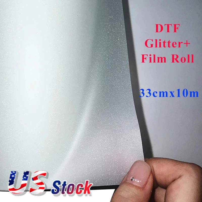 CALCA DTF Glitter+ Film Roll 13in x 32.8ft (33cm x 10m) Cold Peel Single Side Direct to Transfer Film Roll Paper Bulk Wholesale
CALCA DTF Glitter+ Film Roll 13in x 32.8ft (33cm x 10m) Cold Peel Single Side Direct to Transfer Film Roll Paper Bulk Wholesale