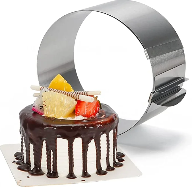 1Pc Adjustable Mousse Ring 3D Round Cake Molds Stainless Steel Baking Moulds Kitchen Dessert Cake Decorating Tools ZXH
1Pc Adjustable Mousse Ring 3D Round Cake Molds Stainless Steel Baking Moulds Kitchen Dessert Cake Decorating Tools ZXH