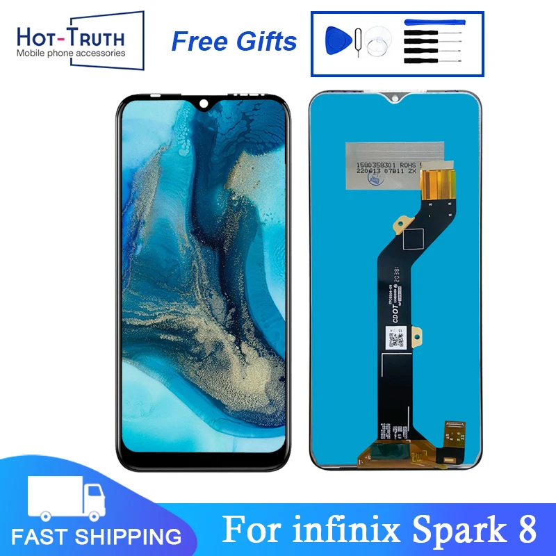 Для Tecno Spark 8 KG6 ЖК-дисплей сенсорный экран дигитайзер Tecno Spark 8C KG5k ЖК-дисплей для Tecno KG7 Spark 8 P 8T Spark 8 Pro KG8 LCD
Для Tecno Spark 8 KG6 ЖК-дисплей сенсорный экран дигитайзер Tecno Spark 8C KG5k ЖК-дисплей для Tecno KG7 Spark 8 P 8T Spark 8 Pro KG8 LCD