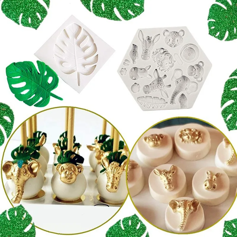Silicone Cake Mould 3D Jungle Safari Animal Shape Fondant Cake Mousse Chocolate Kitchen Baking Mold Cake Decoration Tools
Silicone Cake Mould 3D Jungle Safari Animal Shape Fondant Cake Mousse Chocolate Kitchen Baking Mold Cake Decoration Tools