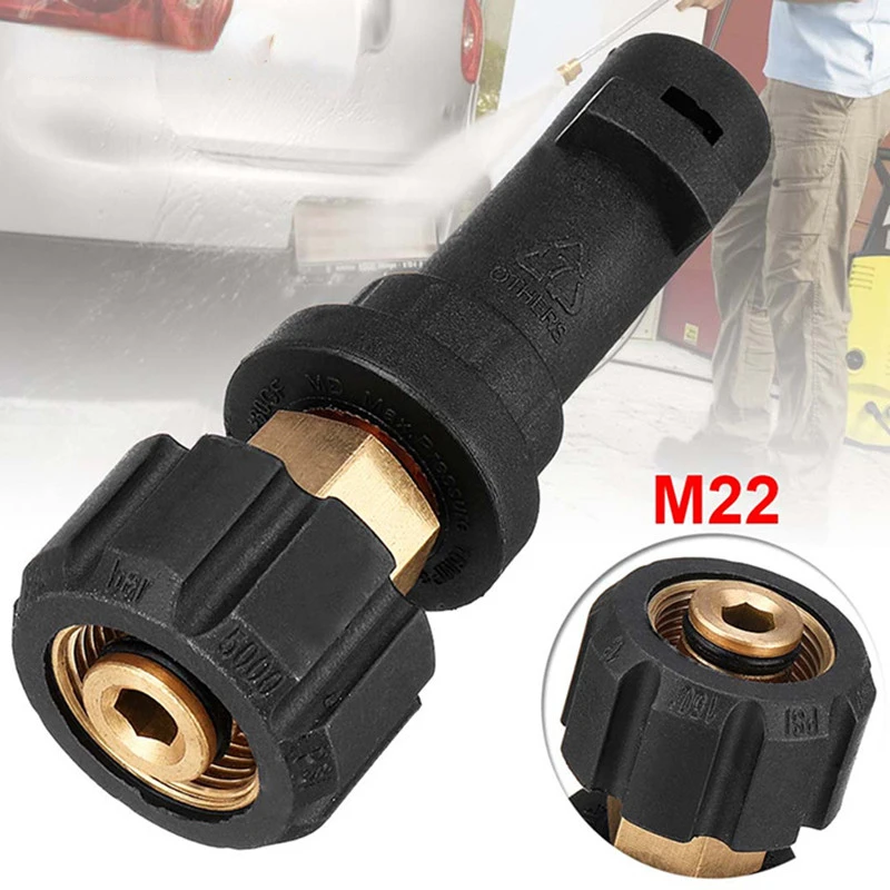 

Foam Lance Adapter Multi Purpose Cleaning Tools For Karcher M22 HD HDS Connector Pressure Washer Parts Car Washer Water Cleaning