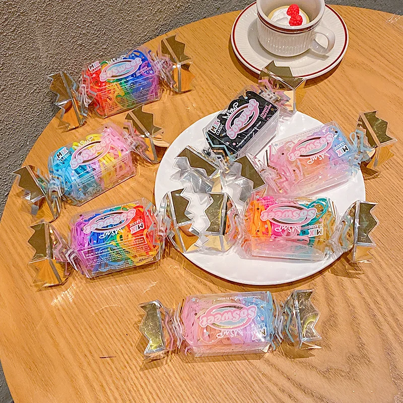 higood Candy packaging small elastic children girls does not hurt hair disposable elastic rope hair rope ornaments headdress
higood Candy packaging small elastic children girls does not hurt hair disposable elastic rope hair rope ornaments headdress