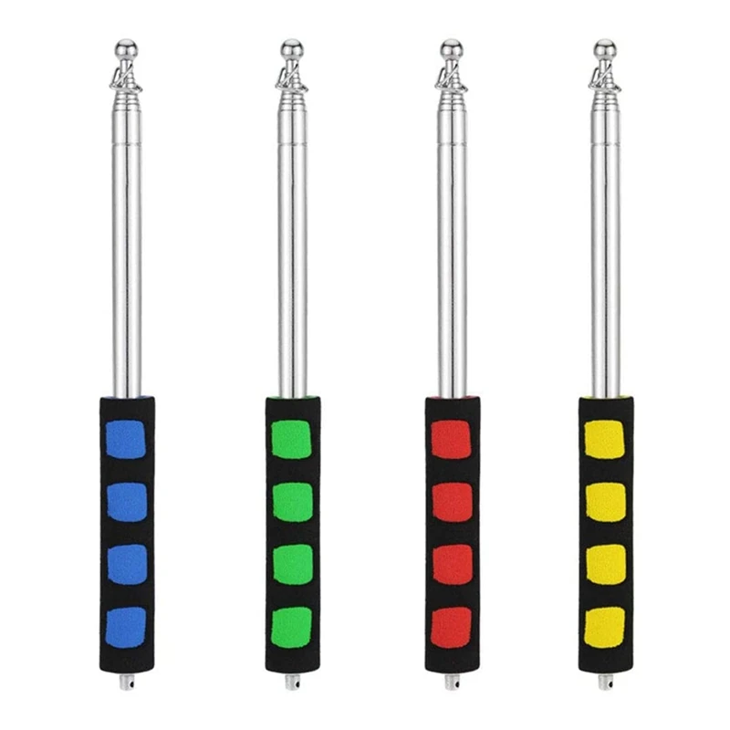 PPYY-4Pcs телескопическая указка, указка учителя для классной указки, выдвижная указка, указка для белой доски (флагшток)
PPYY-4Pcs телескопическая указка, указка учителя для классной указки, выдвижная указка, указка для белой доски (флагшток)