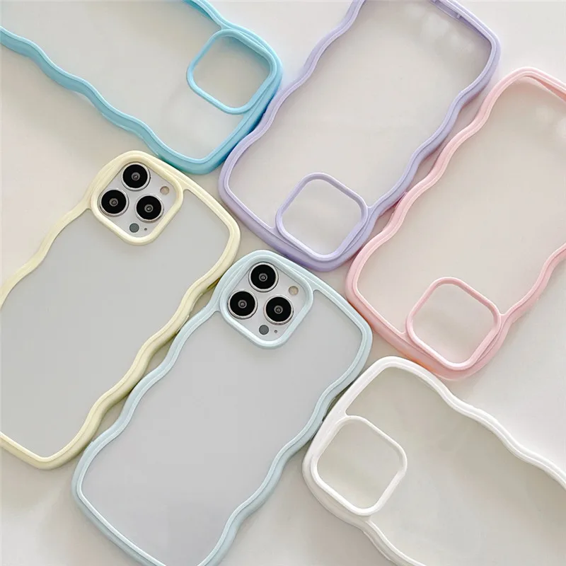 Ottwn Fashion Cute Transparent Curly Wave Case for iPhone 11 12 13 Pro Max 7 8 X XR XS SE Hybrid Shockproof Cover Capa Aesthetic
Ottwn Fashion Cute Transparent Curly Wave Case for iPhone 11 12 13 Pro Max 7 8 X XR XS SE Hybrid Shockproof Cover Capa Aesthetic