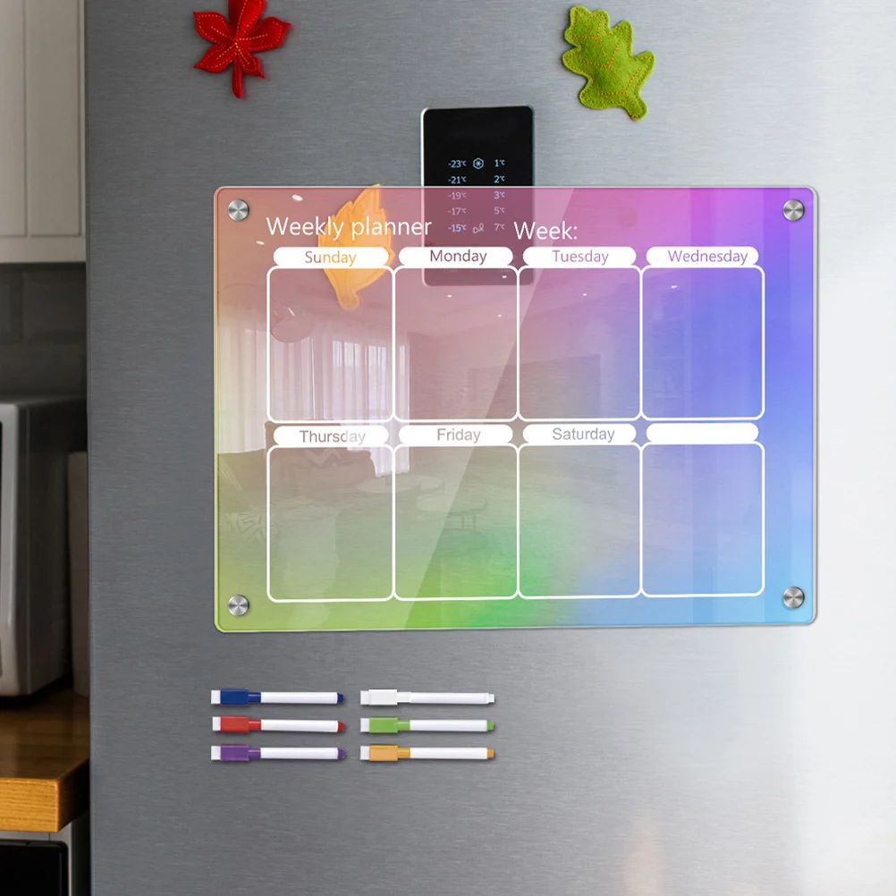 1 Set of Acrylic Memo Writing Board Decorative Acrylic Message Board Erasable Planning Board
1 Set of Acrylic Memo Writing Board Decorative Acrylic Message Board Erasable Planning Board