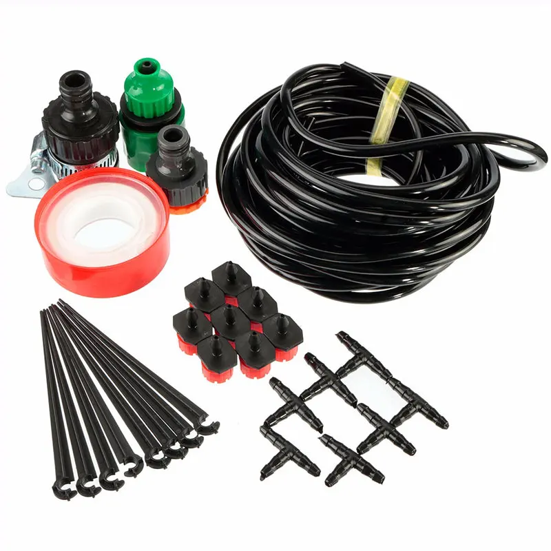 8M DIY Micro Drip Irrigation System Automatic Watering Garden Hose Micro Drip Watering Kits with 8 Hole Adjustable Flow Dripper
8M DIY Micro Drip Irrigation System Automatic Watering Garden Hose Micro Drip Watering Kits with 8 Hole Adjustable Flow Dripper