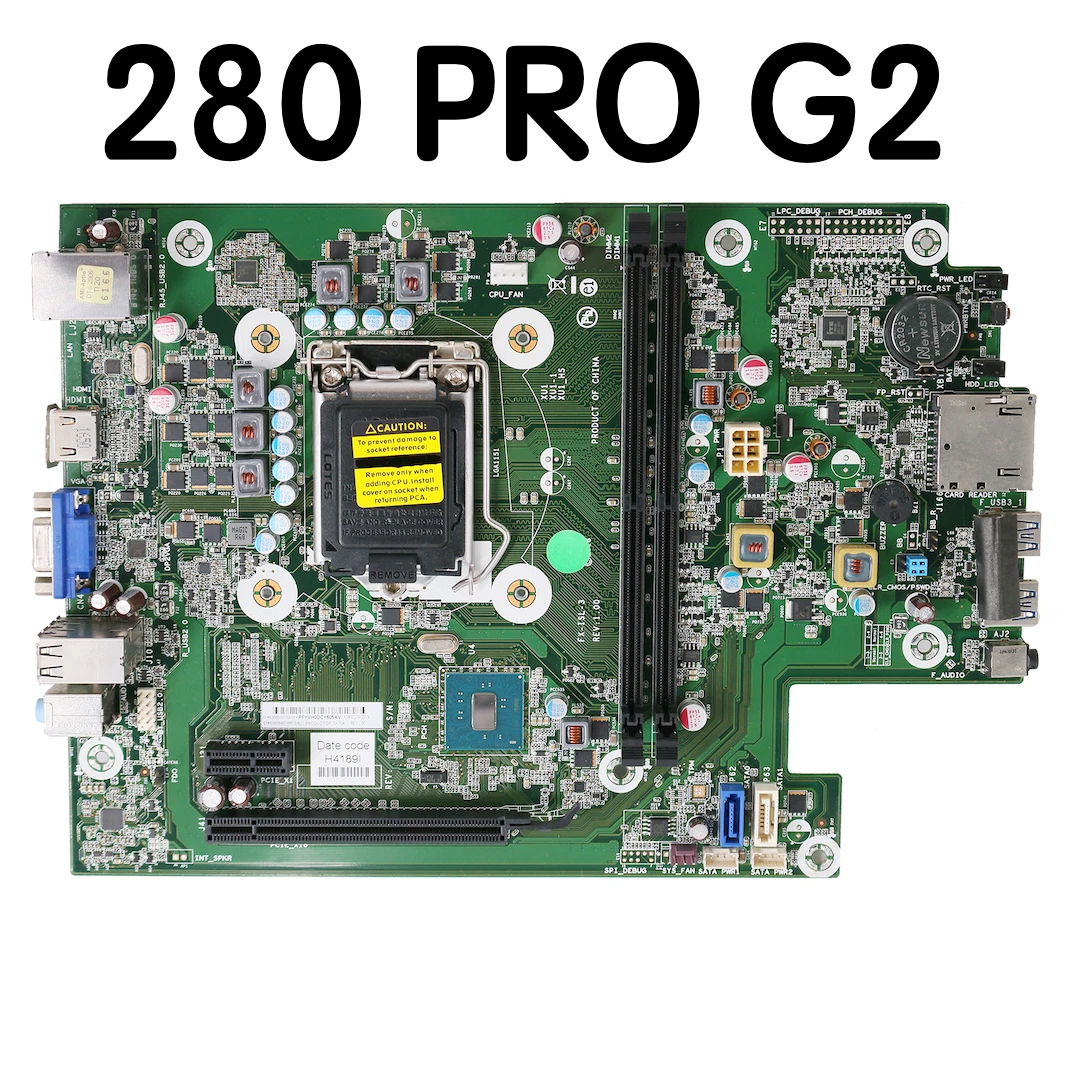 For HP 280 PRO G2 SFF H110 Motherboard 908959-001 901279-001 DDR4 LGA1151 100% Work
For HP 280 PRO G2 SFF H110 Motherboard 908959-001 901279-001 DDR4 LGA1151 100% Work