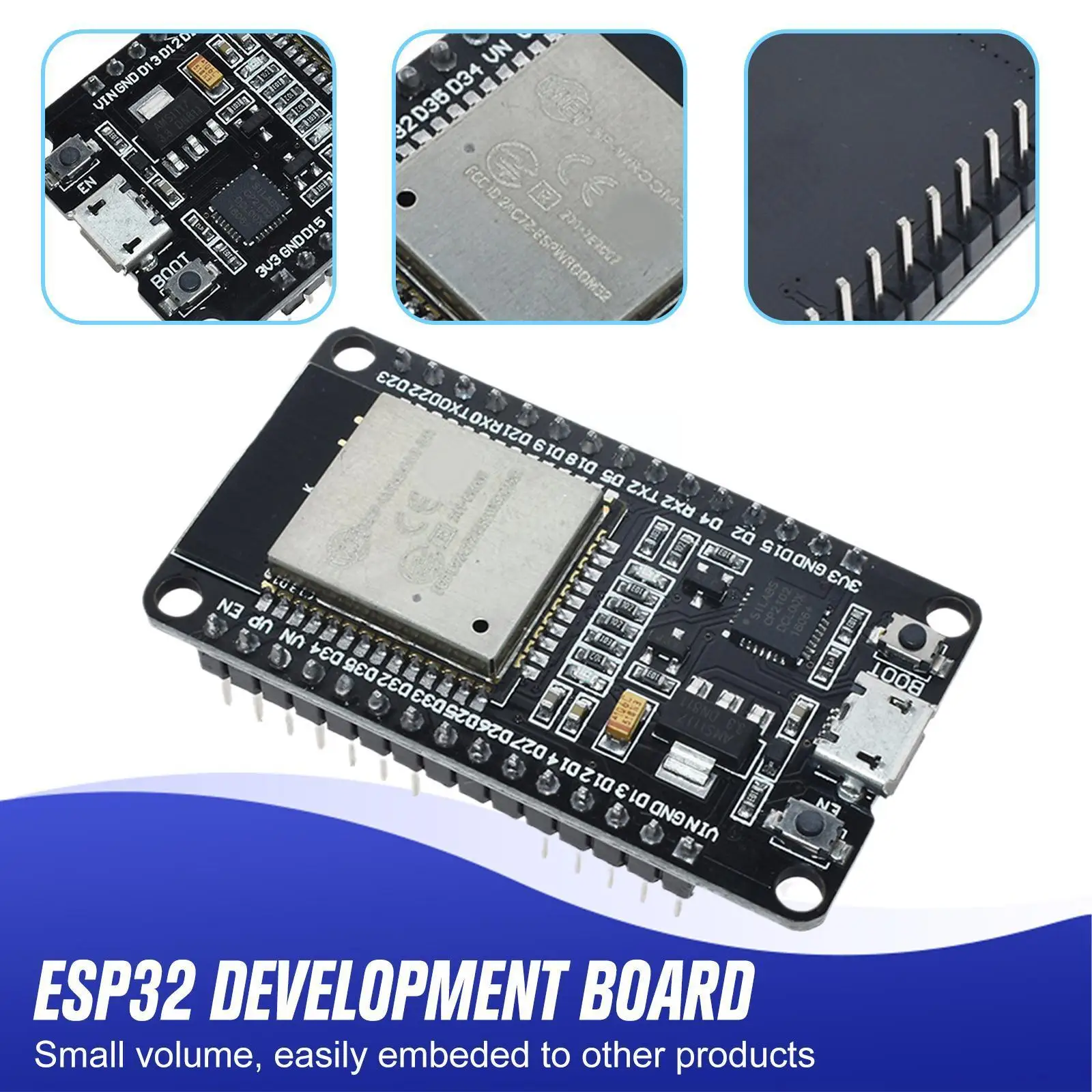 ESP-32S CP2102 Bluetooth совместимый и технология Wi-Fi усилитель мощности с низким уровнем шума и низким энергопотреблением D6J6
ESP-32S CP2102 Bluetooth совместимый и технология Wi-Fi усилитель мощности с низким уровнем шума и низким энергопотреблением D6J6