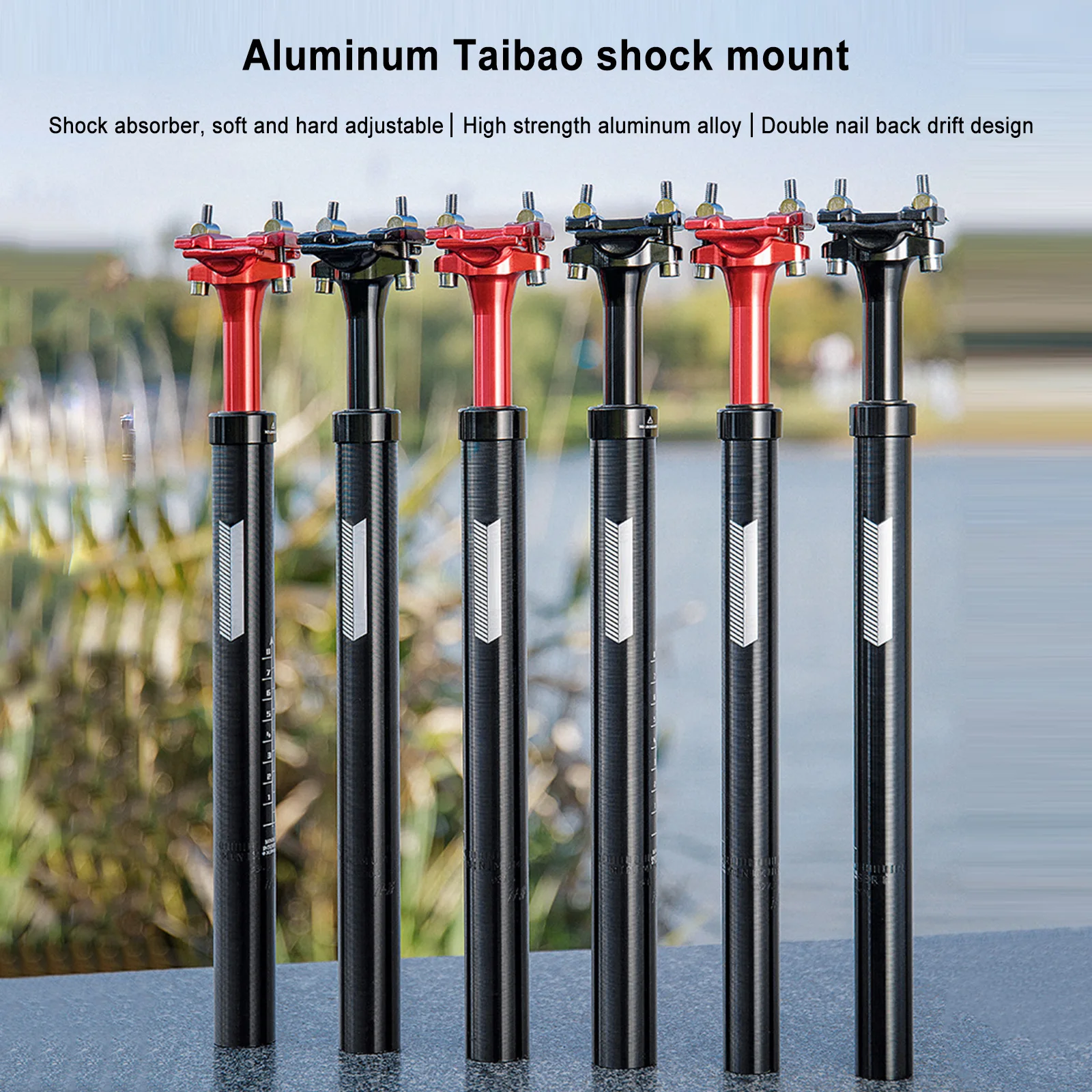 Bicycle Seat Tube Adjustable Aluminum Alloy Suspension Seat Post Post 27.2/30.9/31.6 Bicycle Seat Tube for Cycling Accessories
Bicycle Seat Tube Adjustable Aluminum Alloy Suspension Seat Post Post 27.2/30.9/31.6 Bicycle Seat Tube for Cycling Accessories