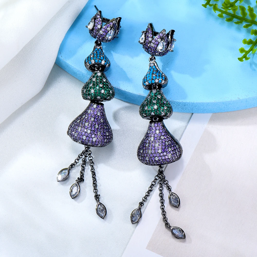 Soramoore Luxury CZ BOHO Charm Drop Earrings For Women Wedding Bridal Jewelry aretes de mujer modernos 2022 New Facebook Ins
Soramoore Luxury CZ BOHO Charm Drop Earrings For Women Wedding Bridal Jewelry aretes de mujer modernos 2022 New Facebook Ins