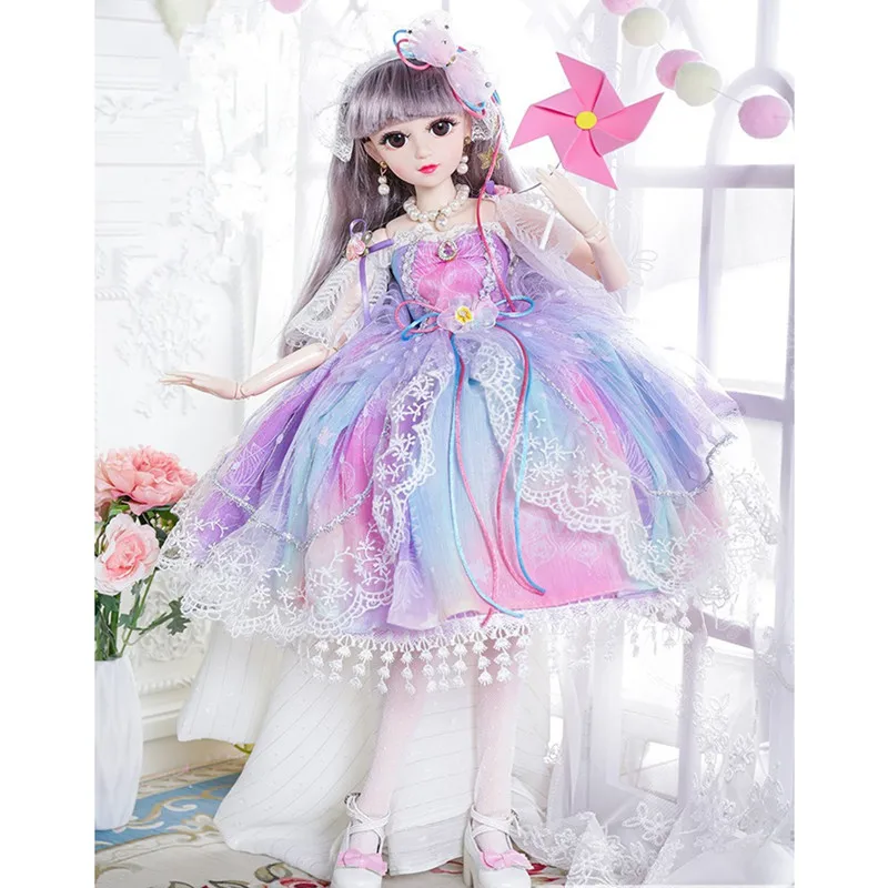 60 см Bjd кукла набор 21 суставов подвижное 1/3 имитация платье принцессы девочка Играть Дом одеваются игрушки лучший детский подарок на день ро...
60 см Bjd кукла набор 21 суставов подвижное 1/3 имитация платье принцессы девочка Играть Дом одеваются игрушки лучший детский подарок на день ро...