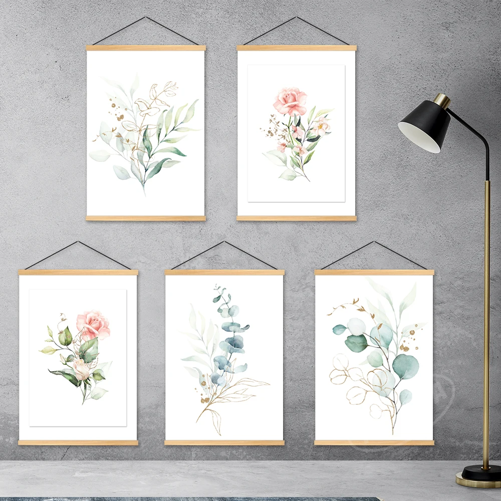 Canvas Pictures Nordic Home Decoration Plant Wooden Hanging Paintings Rose Flowers Poster HD Prints Wall Art Modular Living Room
Canvas Pictures Nordic Home Decoration Plant Wooden Hanging Paintings Rose Flowers Poster HD Prints Wall Art Modular Living Room