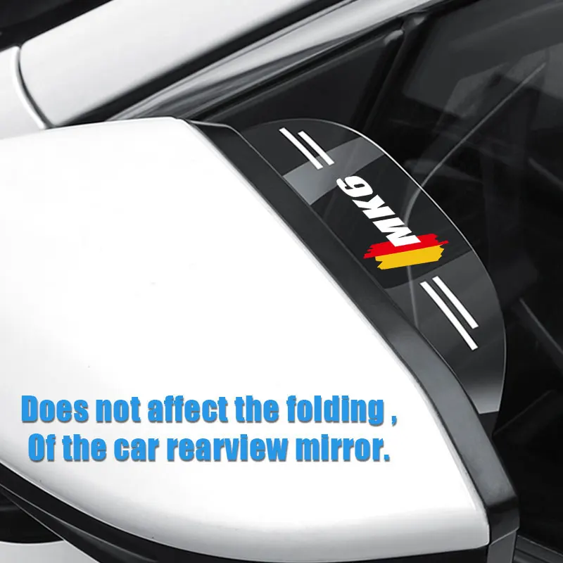 Flexible PVC 2Pcs Car Rearview Mirror Rain Eyebrow Protector For VW Golf MK6 Logo Rain Cover Visor Shade Shield Accessories
Flexible PVC 2Pcs Car Rearview Mirror Rain Eyebrow Protector For VW Golf MK6 Logo Rain Cover Visor Shade Shield Accessories