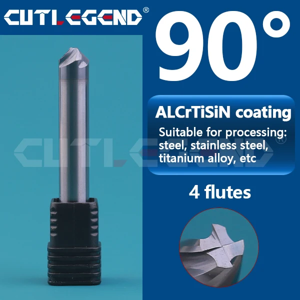 Фреза CUTLEGEND для снятия фаски 30 60 90 градусов 
Фреза CUTLEGEND для снятия фаски 30 60 90 градусов