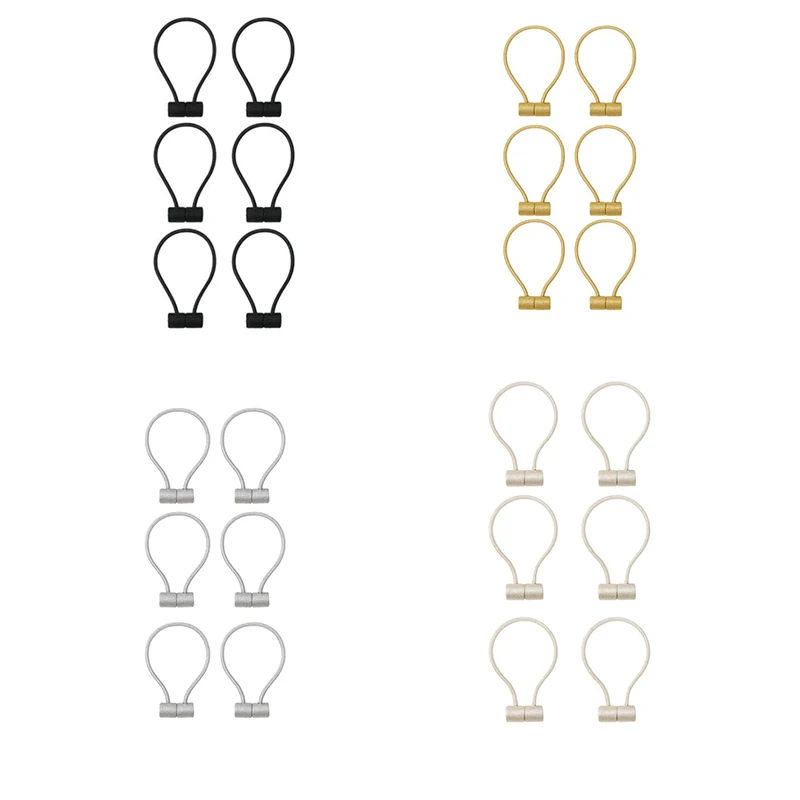 6PCS Magnetic Curtain Tiebacks With Strong Braided Rope, Suitable For Various Curtains Of Home And Office 2021
6PCS Magnetic Curtain Tiebacks With Strong Braided Rope, Suitable For Various Curtains Of Home And Office 2021
