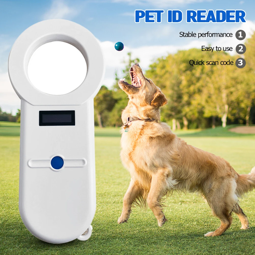 134.2KHz OLED Display Pet ID Reader Animal Chip Digital Scanner Microchip Handheld Identification FDX-B Format for Cat Dog
134.2KHz OLED Display Pet ID Reader Animal Chip Digital Scanner Microchip Handheld Identification FDX-B Format for Cat Dog