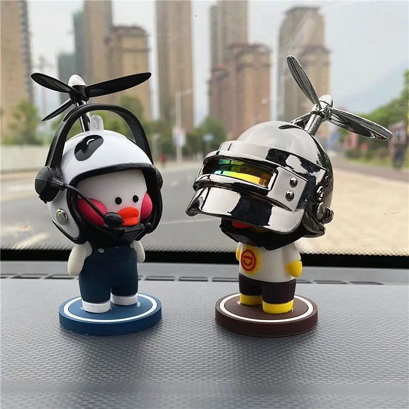 Car Little Yellow Duck With Helmet Propeller Wind-breaking Duck Auto Internal Decoration Cute Car Ornaments Accessories Kids Toy
Car Little Yellow Duck With Helmet Propeller Wind-breaking Duck Auto Internal Decoration Cute Car Ornaments Accessories Kids Toy