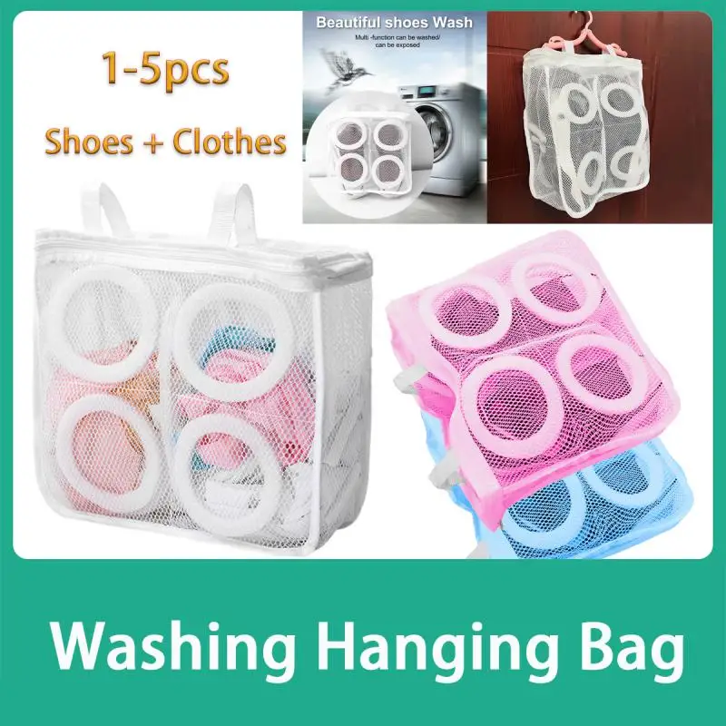 1-5pcs Shoes Washing Hanging Bag Dry Sneaker Mesh Laundry Bags Home Using Clothes Washing Protect Net Wash Bag
1-5pcs Shoes Washing Hanging Bag Dry Sneaker Mesh Laundry Bags Home Using Clothes Washing Protect Net Wash Bag