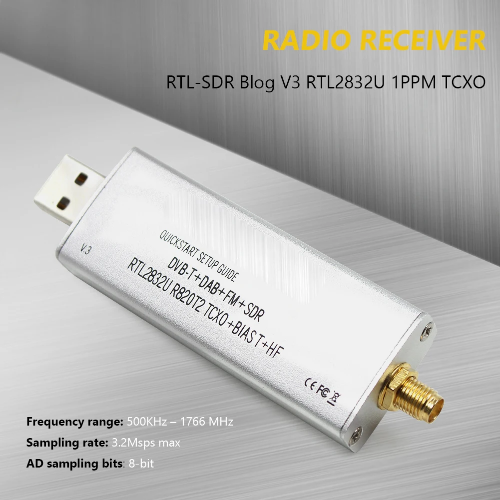 

Женский блог RTL SDR V3 R820T2 RTL2832U 1PPM TCXO SMA RTLSDR программно определяемое радио (только ключ)