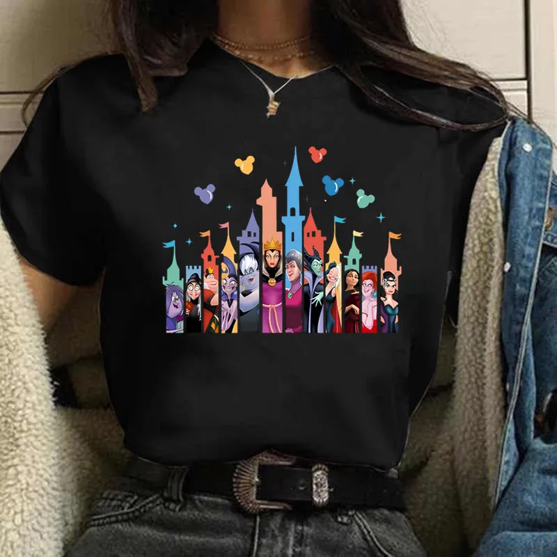 Summer Funny Disney Villains Graphic Print Women Tshirt Harajuku 90s Girl Tees Short Sleeves T Shirts Female Streetwear Tops
Summer Funny Disney Villains Graphic Print Women Tshirt Harajuku 90s Girl Tees Short Sleeves T Shirts Female Streetwear Tops