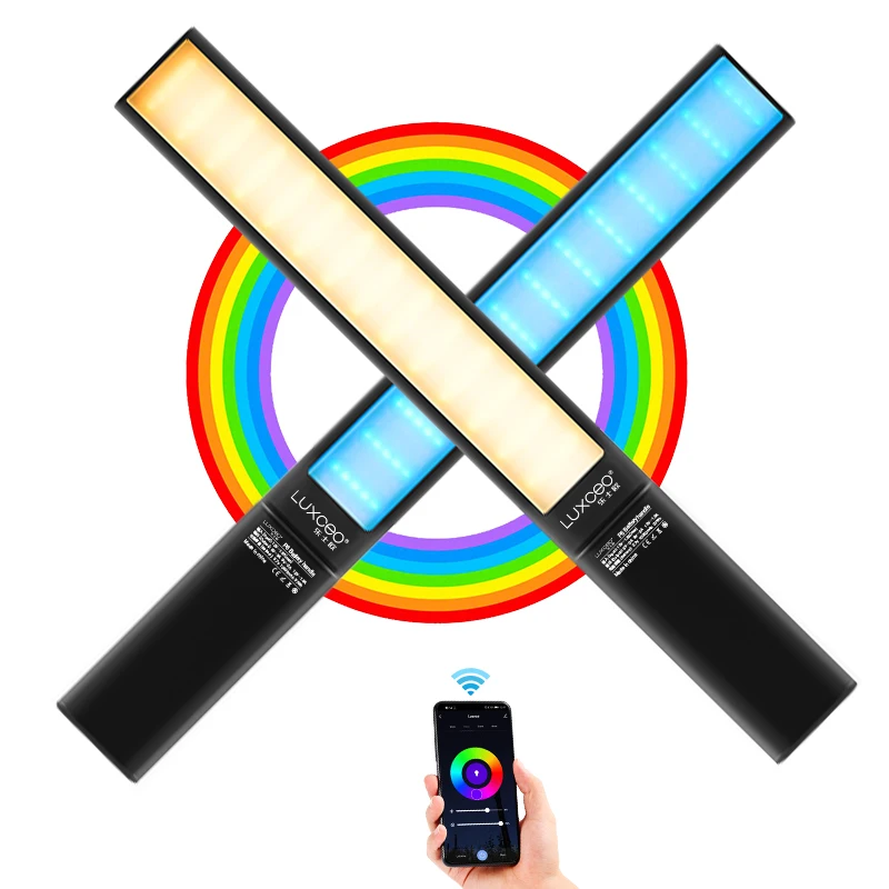 LUXCEO P6 LED RGB Video Light 1300LM 2500K-6500K Battery10000mAh 18W Fill Light Bar for Photographer Youtuber Music Film Maker
LUXCEO P6 LED RGB Video Light 1300LM 2500K-6500K Battery10000mAh 18W Fill Light Bar for Photographer Youtuber Music Film Maker