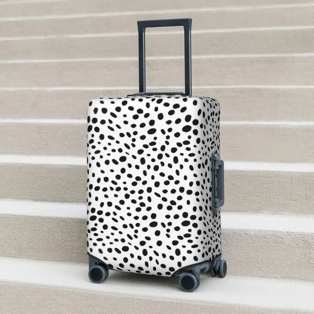 Dalmatian Dog Suitcase Cover Black Spotted Design Useful Cruise Trip Protection Luggage Supplies Vacation
Dalmatian Dog Suitcase Cover Black Spotted Design Useful Cruise Trip Protection Luggage Supplies Vacation