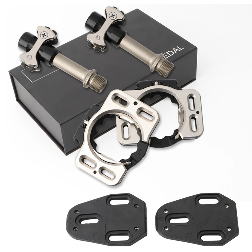 Bike Pedals Locking Pedal Grease Port High Wear Resistance Nylon Fiber Base Titanium Alloy 1 Pair Road Lock Shoes
Bike Pedals Locking Pedal Grease Port High Wear Resistance Nylon Fiber Base Titanium Alloy 1 Pair Road Lock Shoes