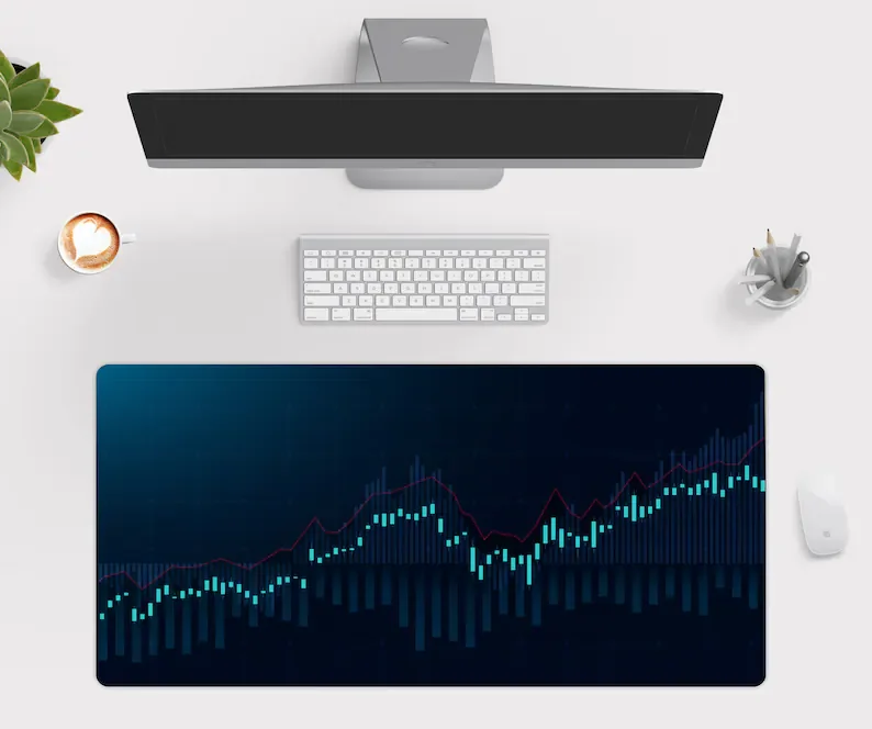 Stock Market Candlestick Desk Mat, Desk Pad, Large Mouse Pad 10x16 12x18 14x24 18x36, Gaming Mouse Pad - Wallet&Heart
Stock Market Candlestick Desk Mat, Desk Pad, Large Mouse Pad 10x16 12x18 14x24 18x36, Gaming Mouse Pad - Wallet&Heart