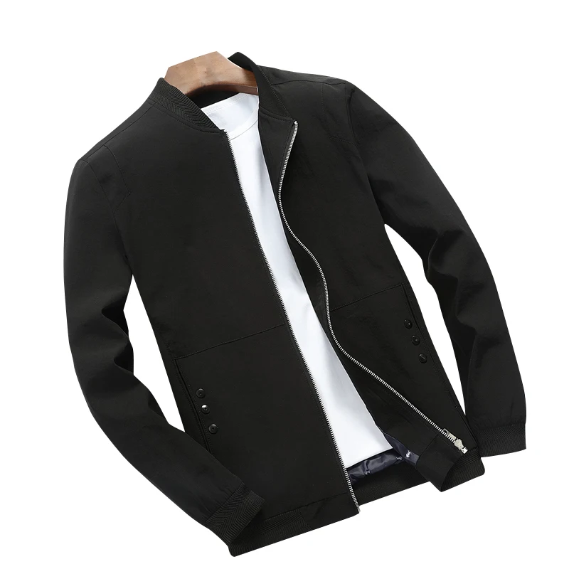 2023HOT Casual Jacket Men Spring Thin Slim Solid Black Bomber Male Baseball Jacket Men Windbreaker Jaqueta Masculina
2023HOT Casual Jacket Men Spring Thin Slim Solid Black Bomber Male Baseball Jacket Men Windbreaker Jaqueta Masculina