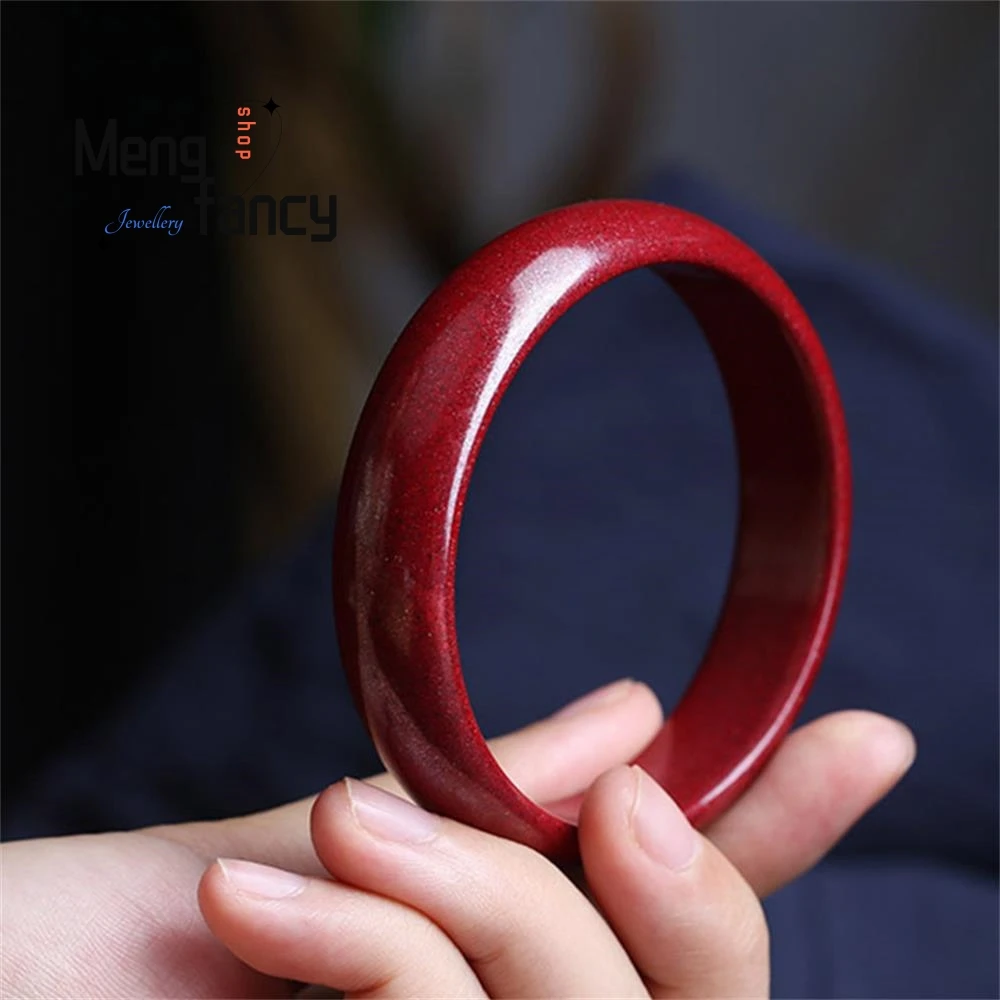 High Content Cinnabar Purple Gold Sand Bracelet Exquisite Smooth Natural Elegant Charm Fashion Jewelry Best Selling Holiday Gift
High Content Cinnabar Purple Gold Sand Bracelet Exquisite Smooth Natural Elegant Charm Fashion Jewelry Best Selling Holiday Gift