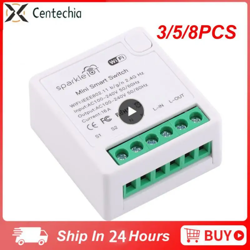 3/5/8PCS Light Switches Homekit Ac100-240v Touch Wall Switch Voice Control 16a Wifi Smart Switch Tuya Mini Breaker Module
3/5/8PCS Light Switches Homekit Ac100-240v Touch Wall Switch Voice Control 16a Wifi Smart Switch Tuya Mini Breaker Module