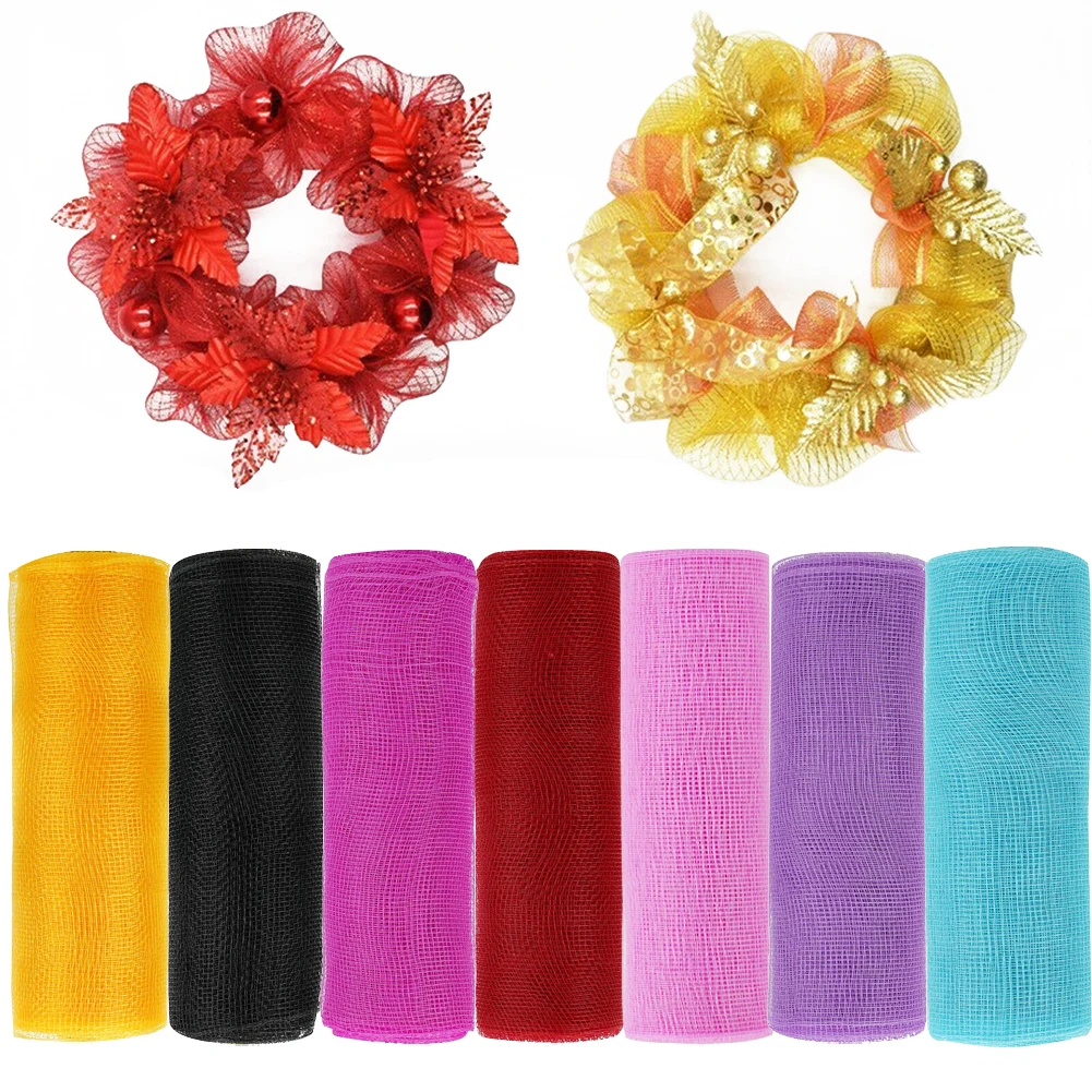 10 Yard DIY Mesh Ribbon DIY Christmas Decorating Rolls Bows Crafts Gift Packaging Net Xmas Gift Wrapping Decoration
10 Yard DIY Mesh Ribbon DIY Christmas Decorating Rolls Bows Crafts Gift Packaging Net Xmas Gift Wrapping Decoration
