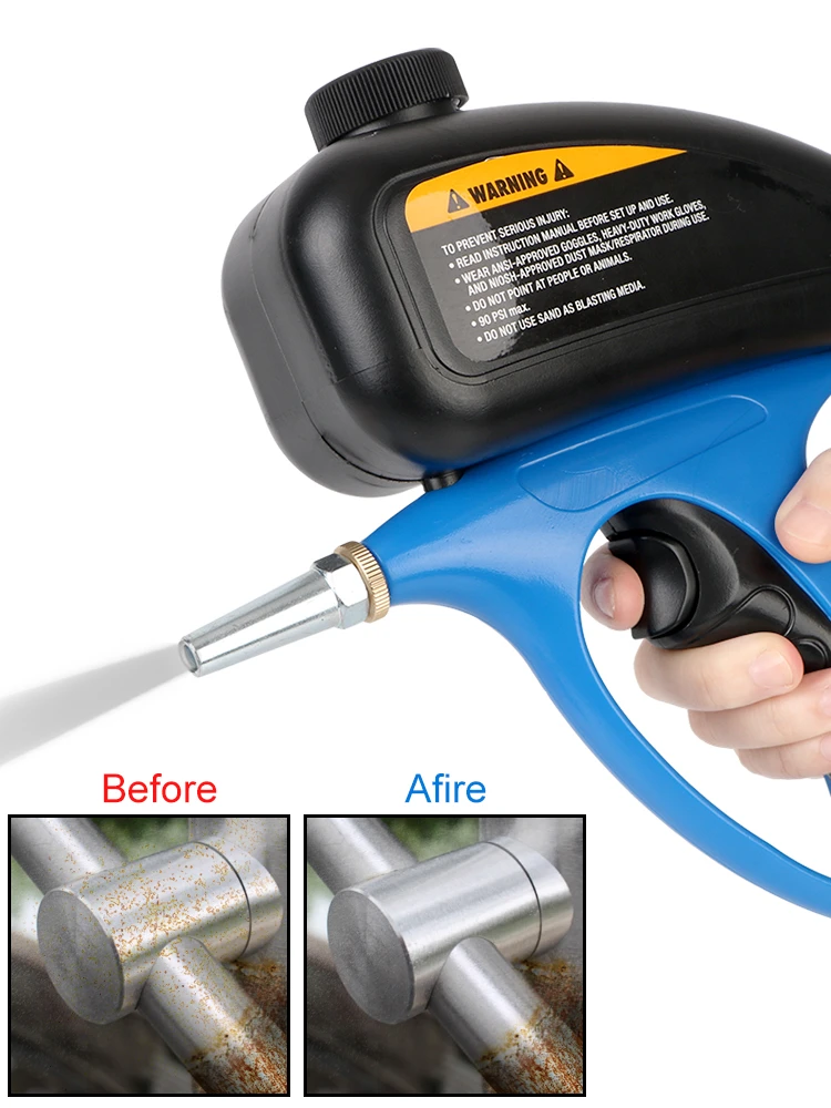 Sandblasting Gun 90psi Portable Sand Blaster Sand Blasting Machine Gravity Small Handheld Pneumatic Adjustable Blasting Gun 2023
Sandblasting Gun 90psi Portable Sand Blaster Sand Blasting Machine Gravity Small Handheld Pneumatic Adjustable Blasting Gun 2023