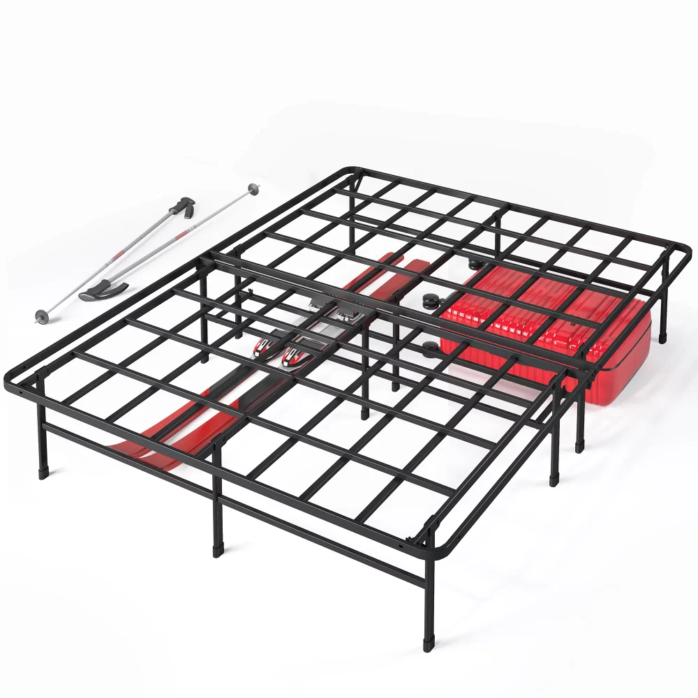 Spa Sensations by Zinus 14” SmartBase® Super Heavy Duty Mattress Foundation, Metal Platform Bed Frame, Queen 
Spa Sensations by Zinus 14” SmartBase® Super Heavy Duty Mattress Foundation, Metal Platform Bed Frame, Queen