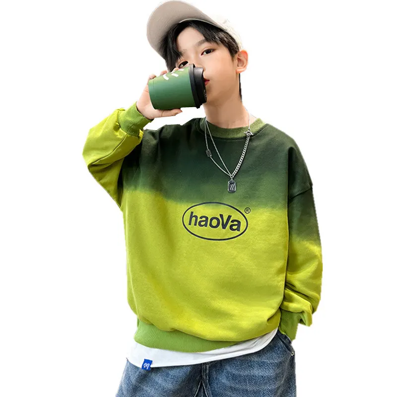 Korean Style Children Color Splicing Sweatshirt With Sleeve Big Boys Spring Autumn Cotton Sweatshirt Kids Teenager Fashion Tops
Korean Style Children Color Splicing Sweatshirt With Sleeve Big Boys Spring Autumn Cotton Sweatshirt Kids Teenager Fashion Tops